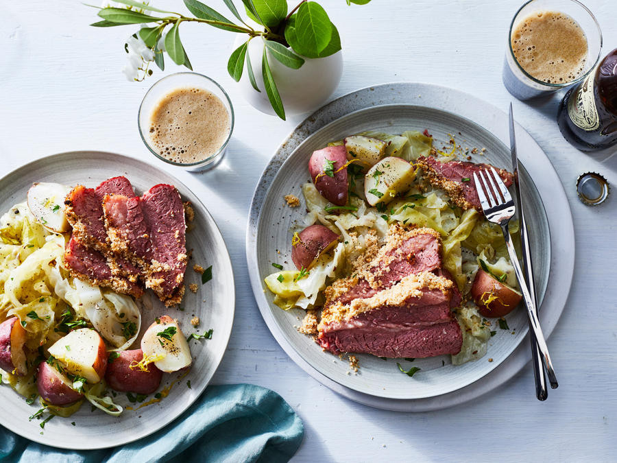 Irish Easter Dinner
 Corned Beef and Cabbage Dinner Healthy St Patrick s Day