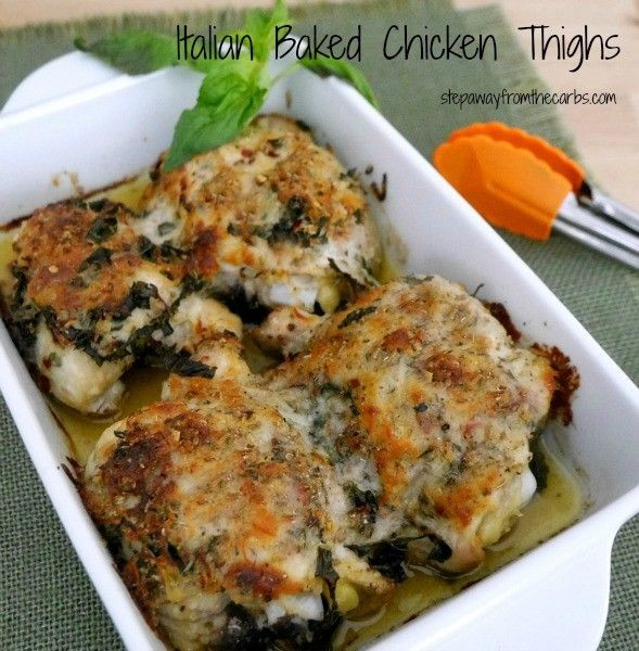 Italian Chicken Thigh Recipes
 Italian Baked Chicken Thighs a delicious dish that is