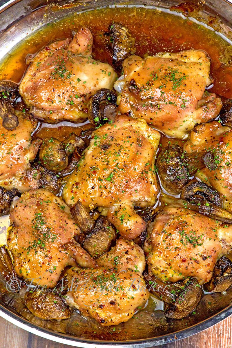 Italian Chicken Thigh Recipes
 With only 3 ingre nts this Italian flavored chicken is