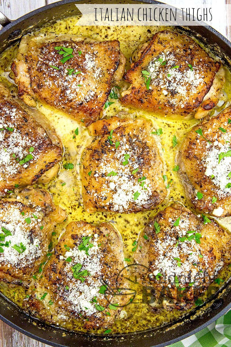Italian Chicken Thigh Recipes
 Italian Chicken Thighs The Midnight Baker
