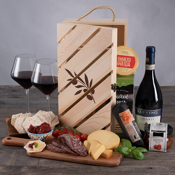 Italian Gift Baskets Ideas
 Chianti Wine Italian Gift Basket by GourmetGiftBaskets