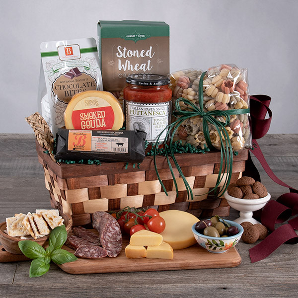 Italian Gift Baskets Ideas
 Table in Tuscany Italian Gift Basket by GourmetGiftBaskets