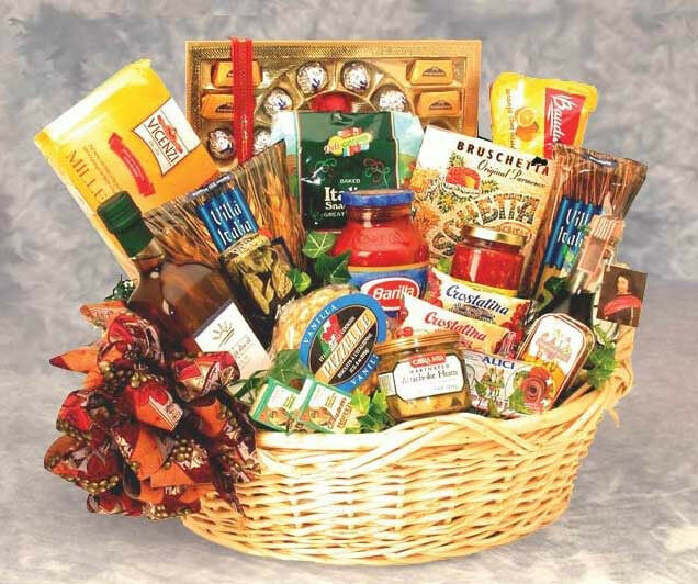 Italian Gift Baskets Ideas
 Grand Italian Gift Basket