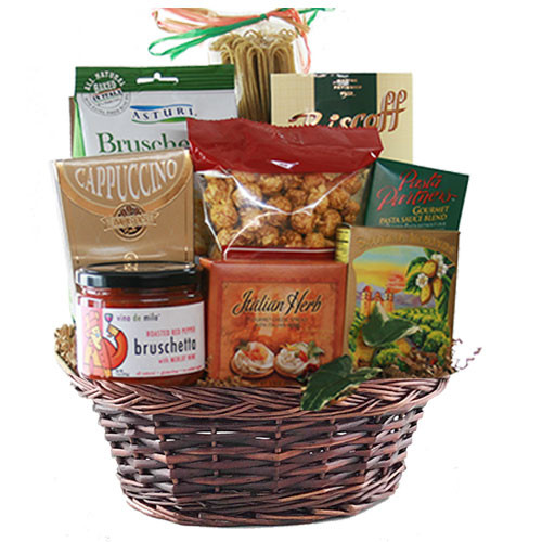 Italian Gift Baskets Ideas
 Custom Baskets Italian Theme Sm Italian Gift Basket