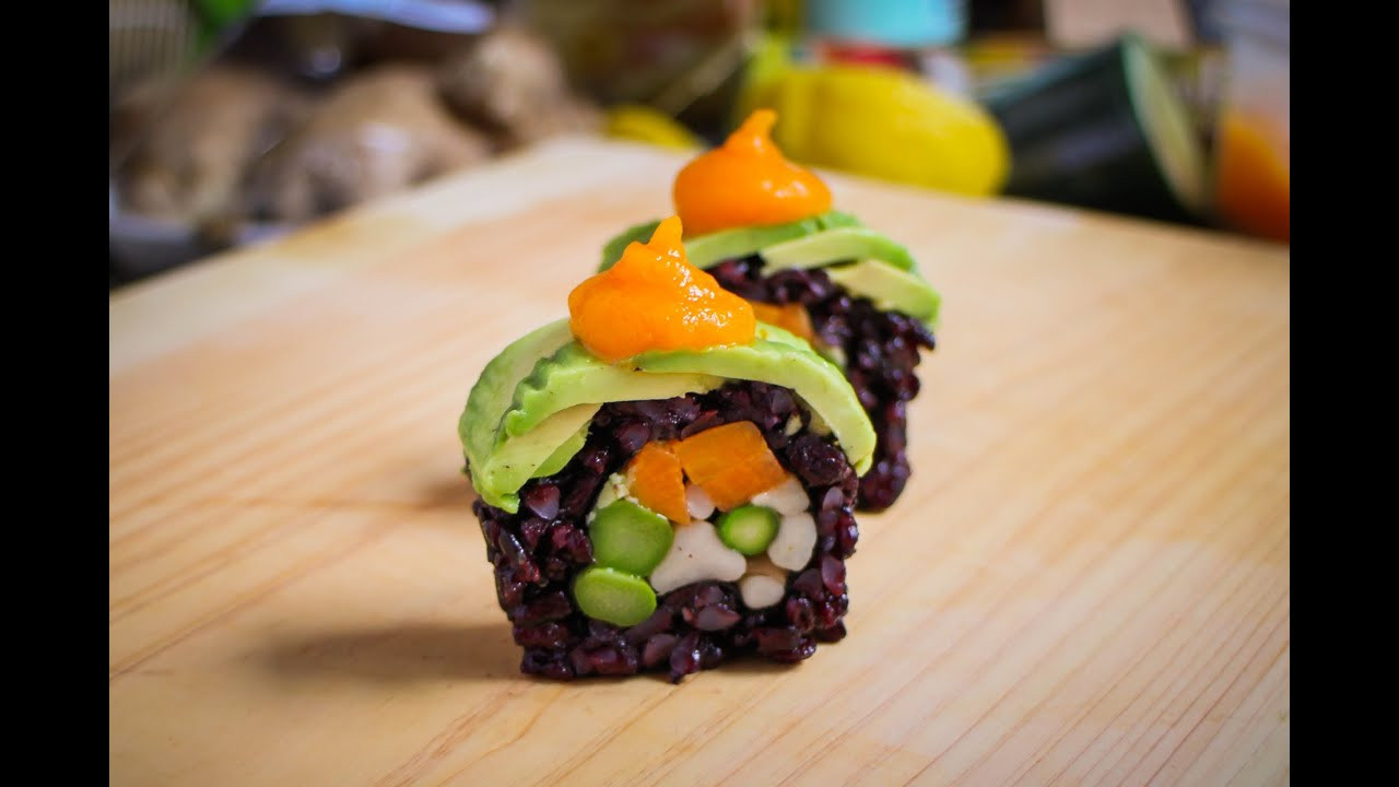 Japanese Food Recipes Vegetarian
 Vegan Sushi Roll Recipe Amazing Vegan Food Recipe