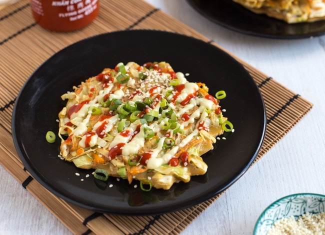 Japanese Food Recipes Vegetarian
 Ve arian okonomiyaki Japanese cabbage pancakes Amuse