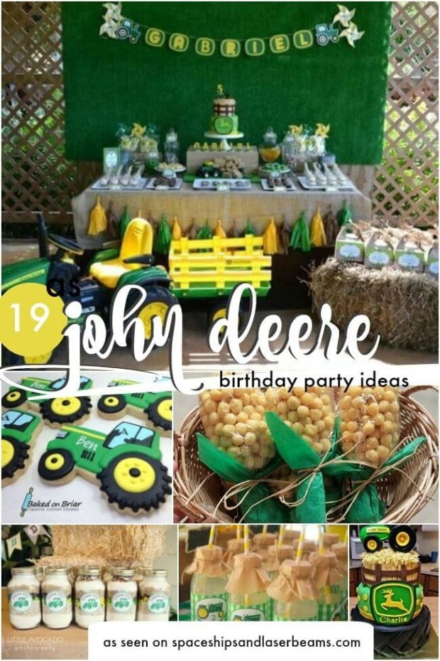 John Deere Birthday Decorations
 19 John Deere Tractor Party Ideas Spaceships and Laser Beams