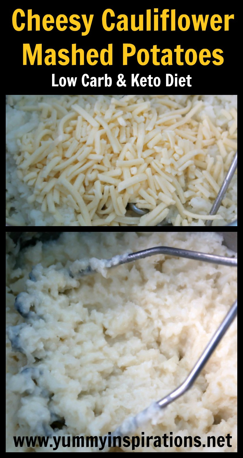 Keto Diet Potatoes
 Cheesy Cauliflower Mashed Potatoes Low Carb & Keto Diet