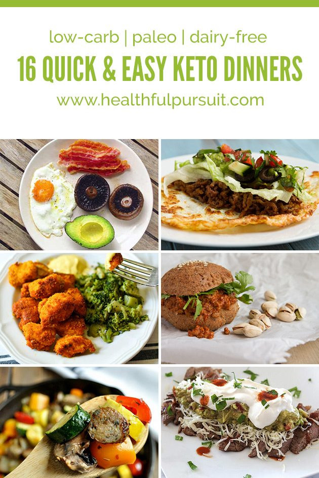 Keto Dinners Easy
 16 Quick and Easy Keto Dinners