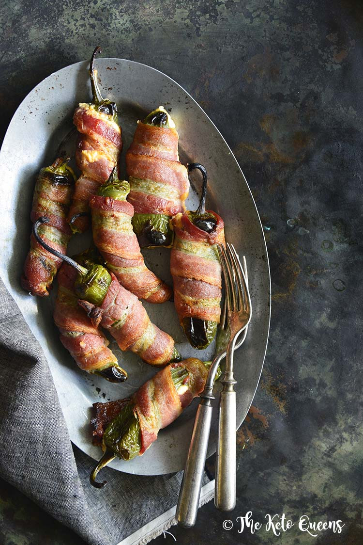 Keto Jalapeno Poppers
 Keto Cheese Stuffed Bacon Wrapped Jalapeno Poppers