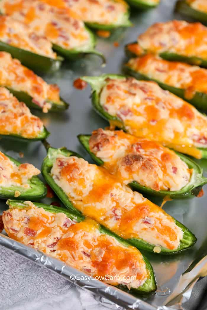 Keto Jalapeno Poppers
 Low Carb Jalapeno Poppers Keto Easy Low Carb