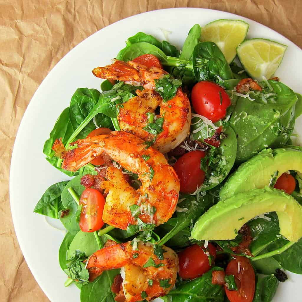Keto Shrimp Salad
 Keto Cajun Shrimp Salad with Cilantro Lime Dressing