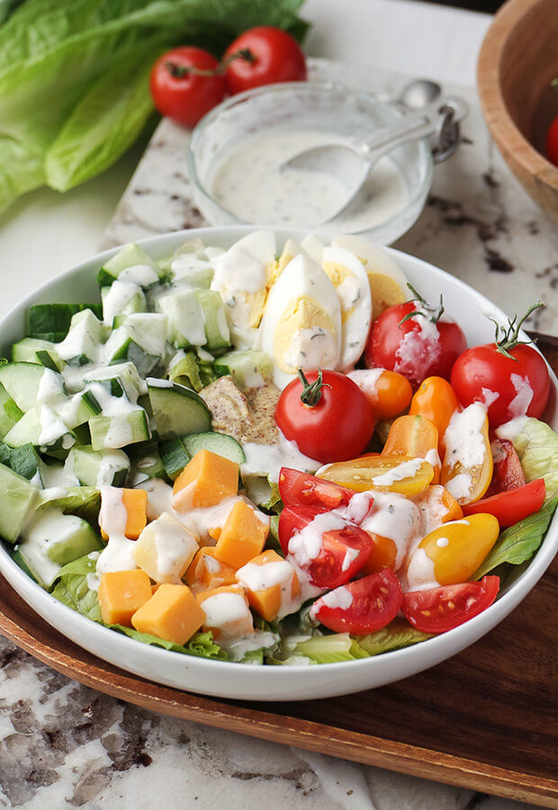Keto Vegetarian Recipes
 Ve arian Keto Club Salad ketorecipes