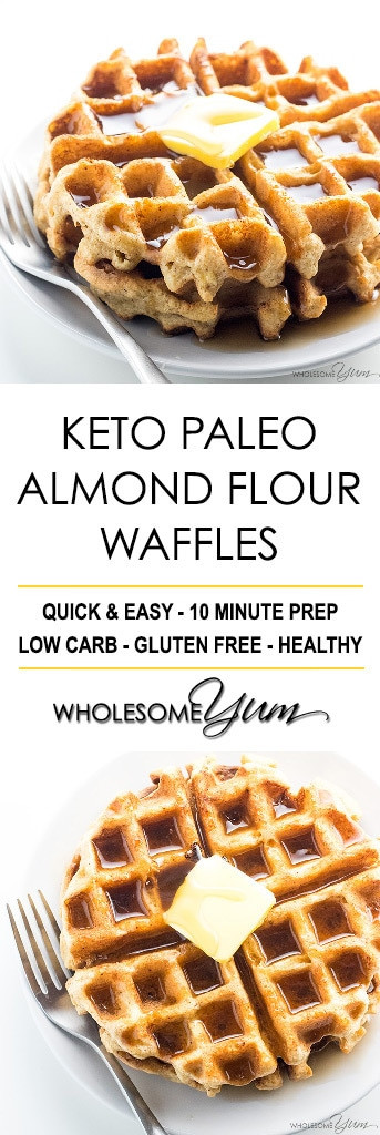 Keto Waffles Almond Flour
 Keto Paleo Almond Flour Waffles Recipe VIDEO