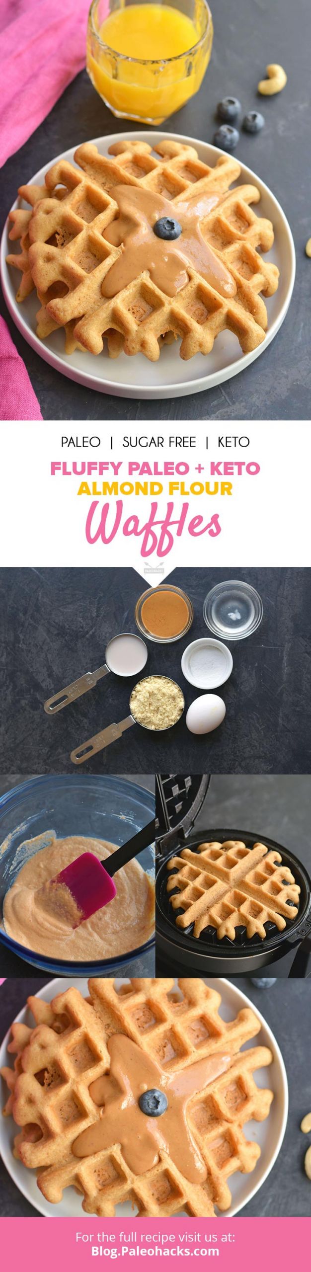 Keto Waffles Almond Flour
 Fluffy Paleo Keto Almond Flour Waffles