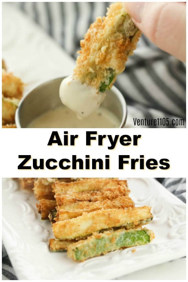 Keto Zucchini Fries
 Keto Zucchini Fries Made in the Air Fryer Venture1105