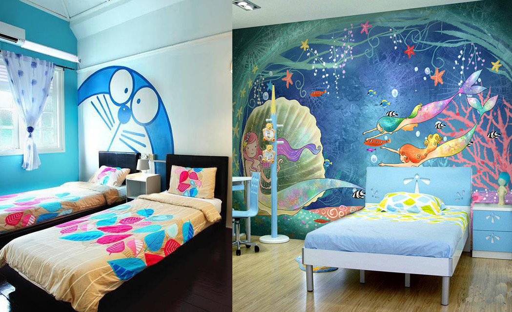 Kid Bedroom Paint
 Wall Painting Ideas for Kid Bedroom Decorations