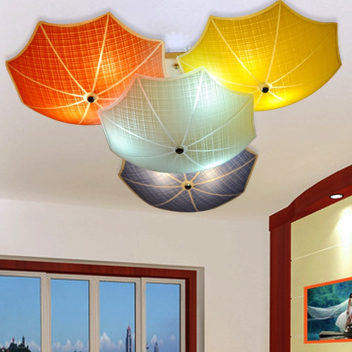 Kids Bedroom Lamps
 Modern Children Bedroom Ceiling Lamps Multicolour Umbrella