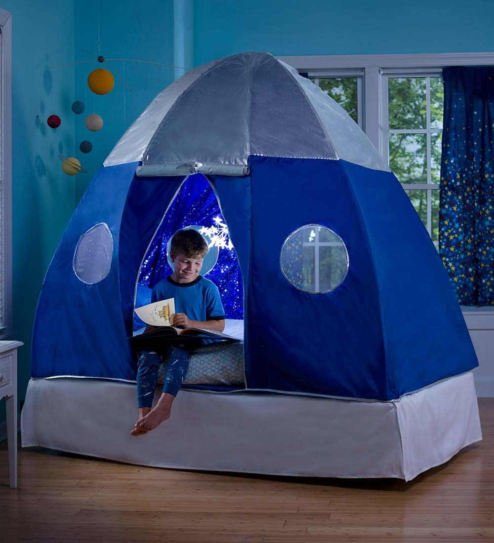 Kids Bedroom Tent
 Galactic Bed Tent in Room Play Spaces