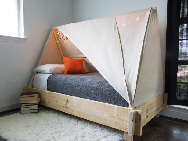 Kids Bedroom Tent
 How to Make a Tent Bed Crafts in 2019