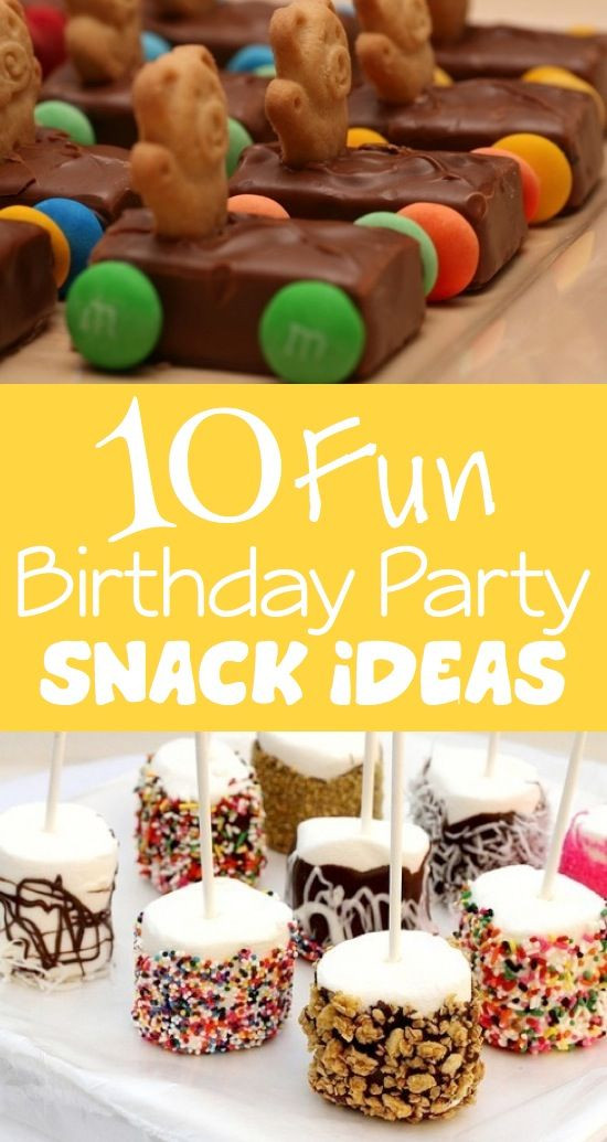 Kids Birthday Party Snacks
 10 Fun Birthday Party Snack Ideas Kids Kubby