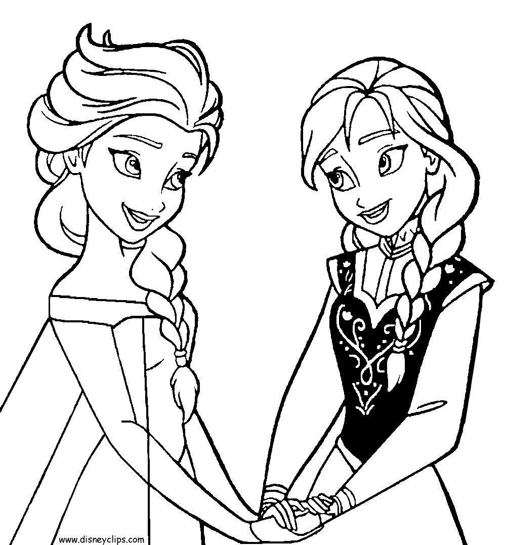 Kids Coloring Pages Frozen
 disney frozen coloring pages to print for kids