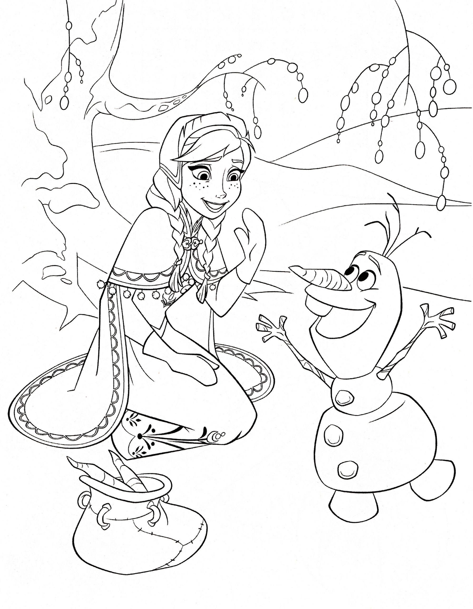 Kids Coloring Pages Frozen
 FREE Frozen Printable Coloring & Activity Pages Plus FREE