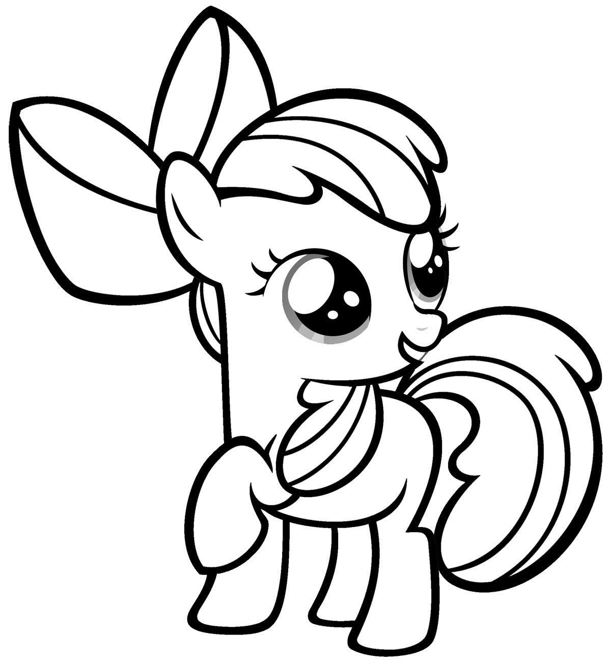 Kids Coloring Pages My Little Pony
 Free Printable My Little Pony Coloring Pages For Kids