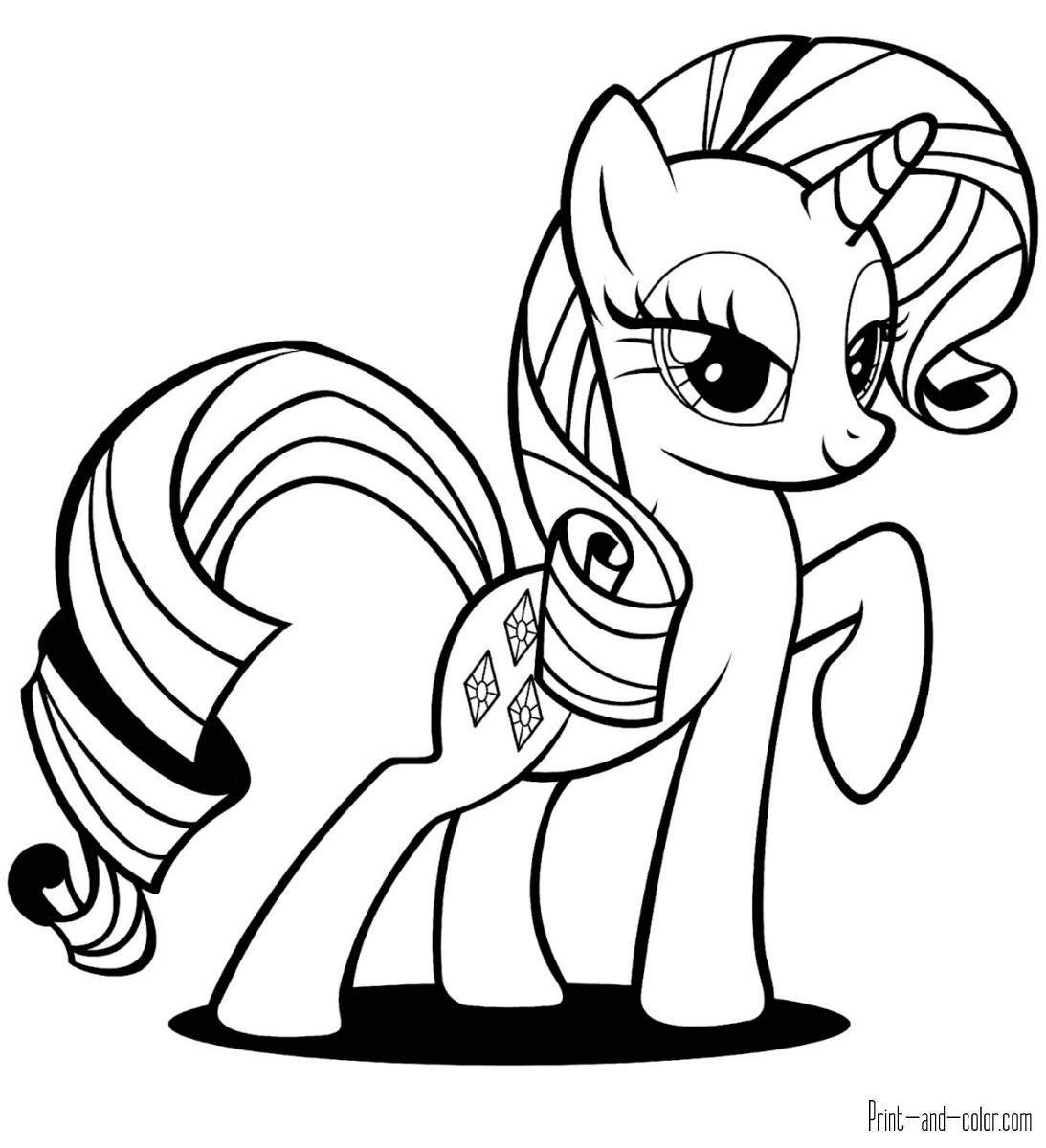 Kids Coloring Pages My Little Pony
 My Little Pony coloring pages