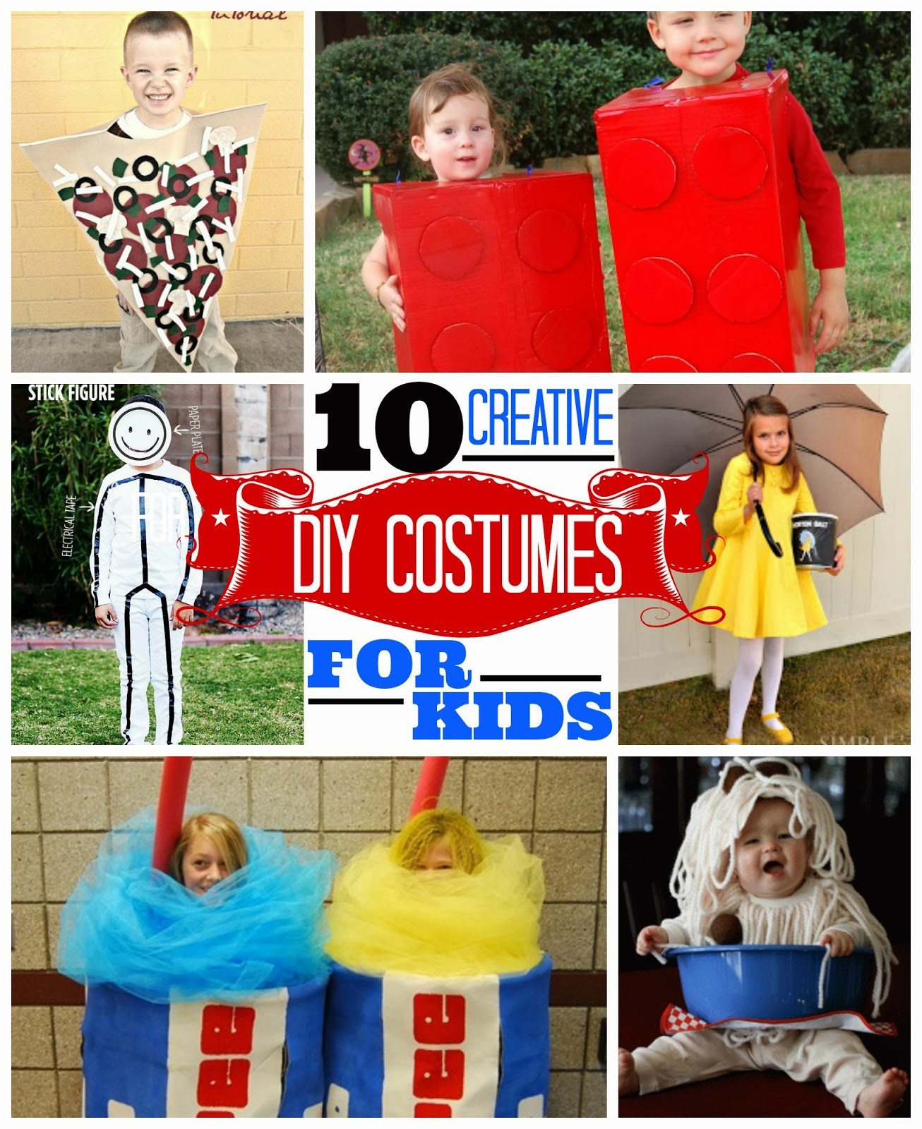 Kids Costumes DIY
 EAT SLEEP MAKE 10 Creative DIY Costumes for Kids
