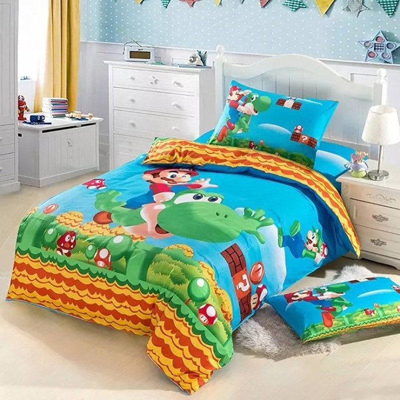 Kids Full Bedroom Sets
 Children 3D Bedding Set Minecraft Creeper Kids Bed Set