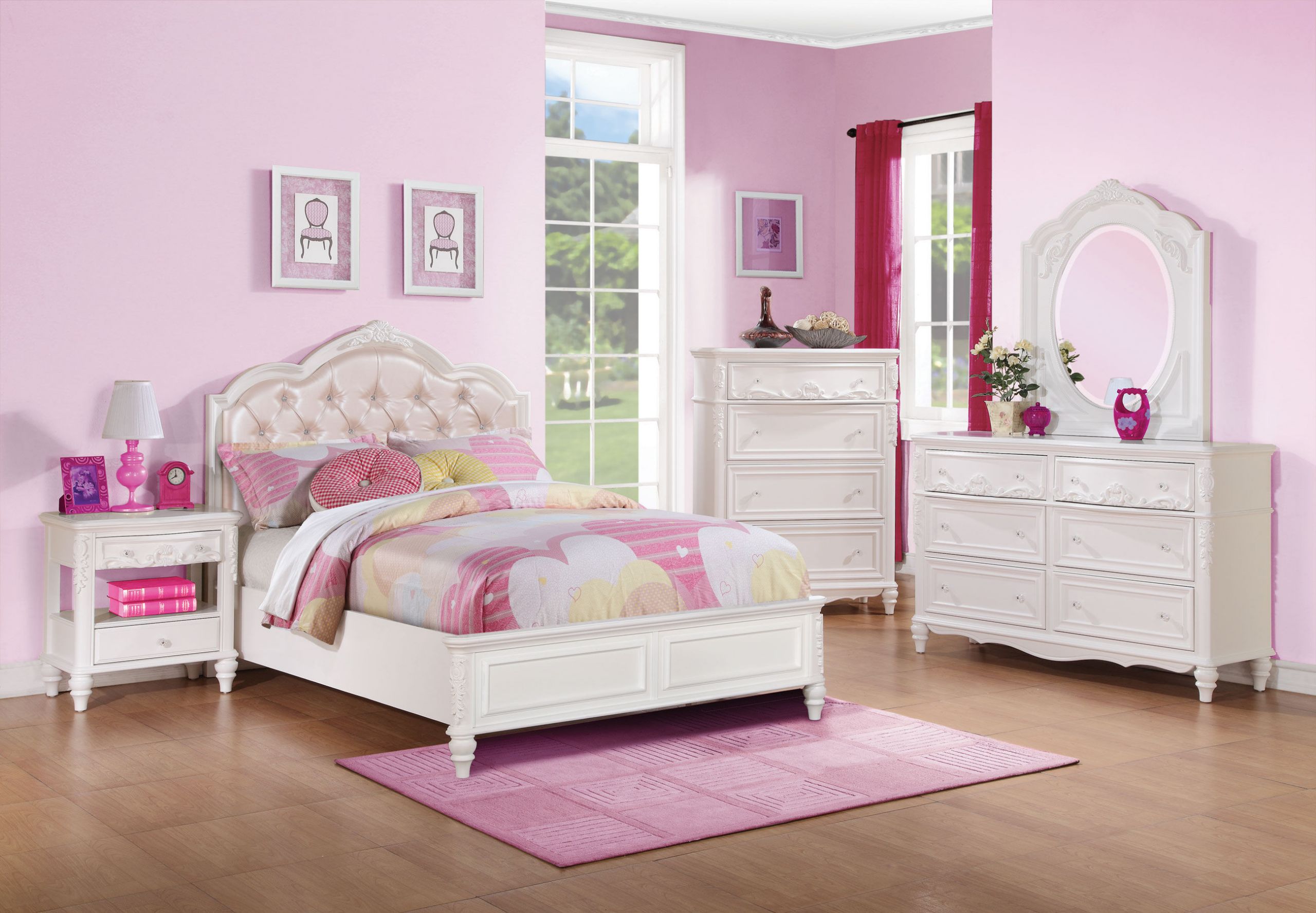 Kids Full Bedroom Sets
 Coaster Furniture Caroline 4pc Kids Bedroom Set with Twin