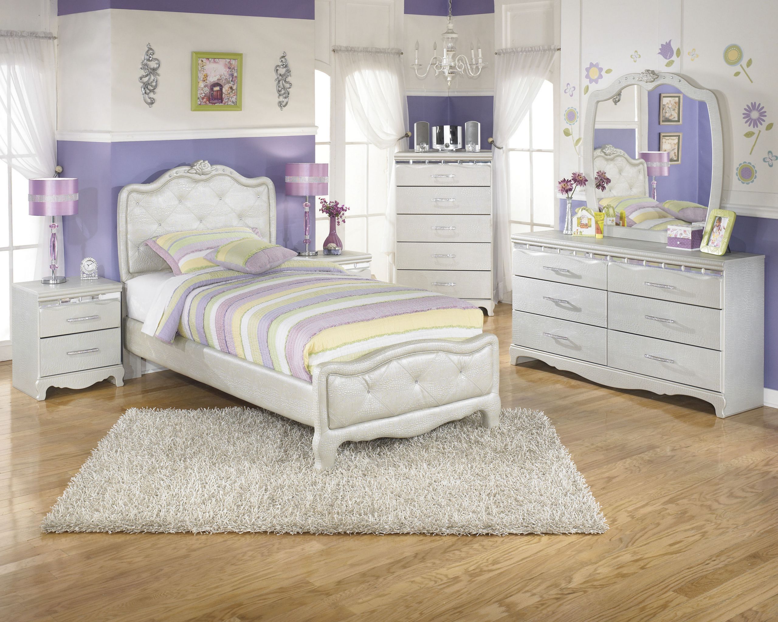 Kids Full Bedroom Sets
 Ashley Furniture Zarollina 2pc Kids Bedroom Set with Twin