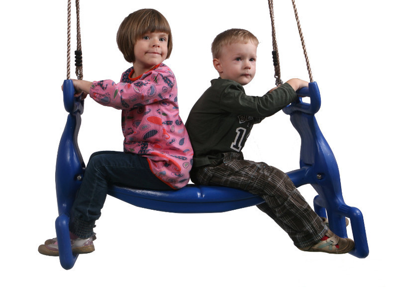 Kids Glider Swing
 KIDS SWINGSET GLIDER SWING DOUBLE SEAT PLAYSET for