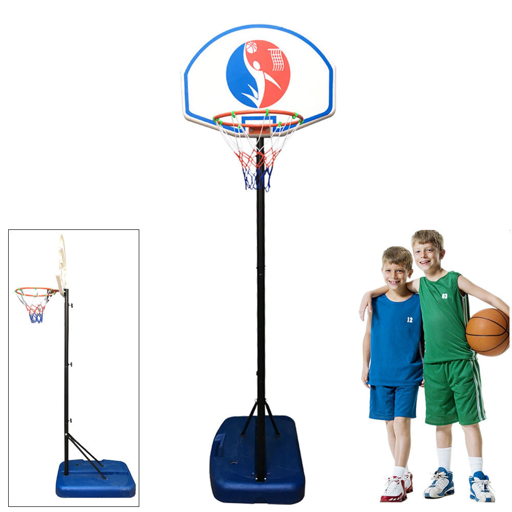 Kids Indoor Basketball Goal
 Youth Indoor Outdoor Adjustable Height Portable Kid