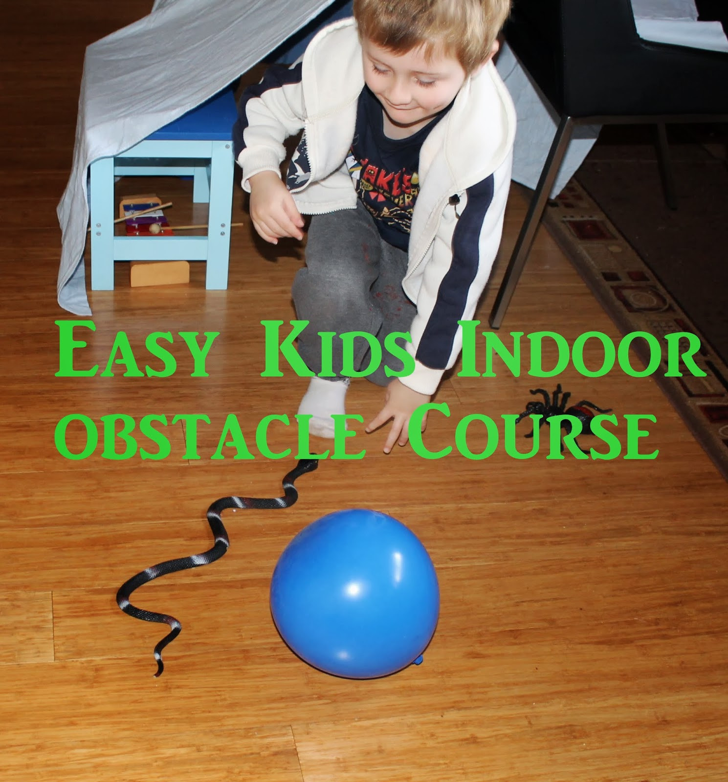 Kids Indoor Obstacle Course
 Adventures at home with Mum Easy Kids Indoor Obstacle Course