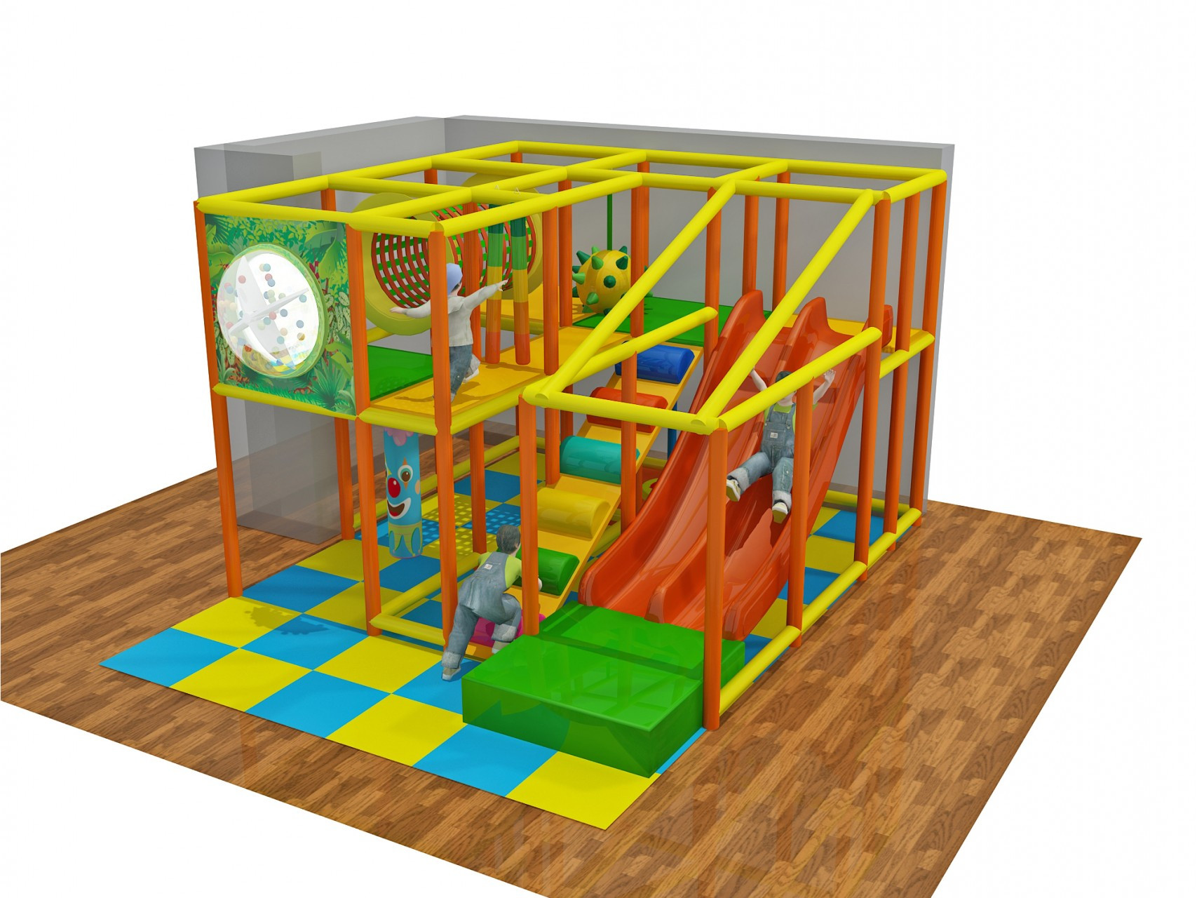 Kids Indoor Play Structure
 Children Playgrounds Prime Floor KSA