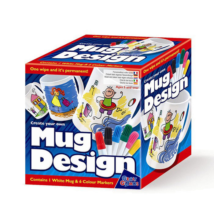 Kids Make Your Own
 Create Your Own Mug Design Set Childrens Paint Mug with