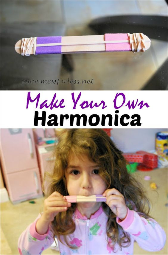 Kids Make Your Own
 Making Music Homemade Harmonica