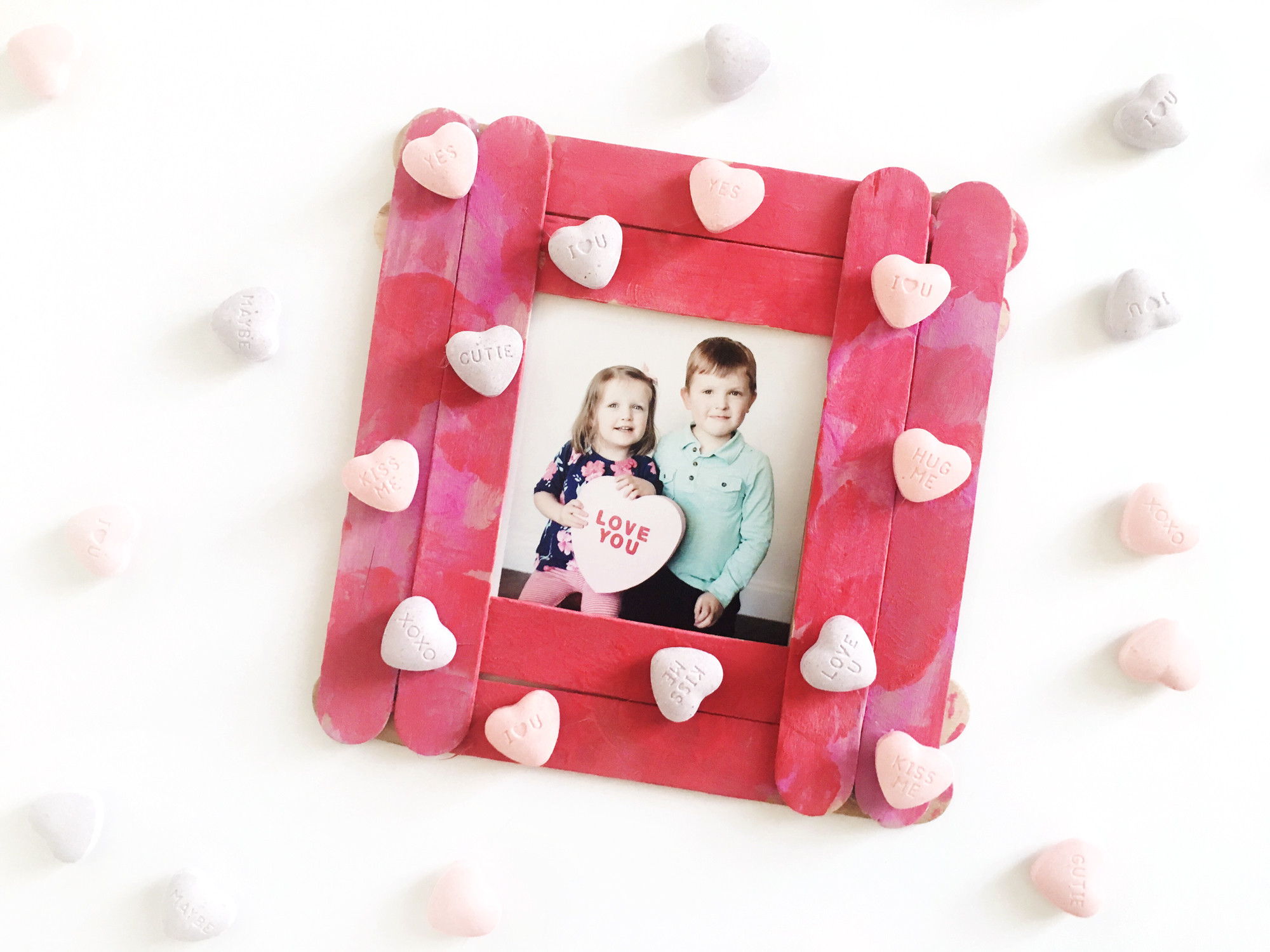 Kids Make Your Own
 make your own frame an easy valentines craft for kids