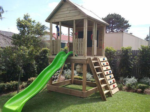 Kids Outdoor Fort
 Outlook Fort for outdoor kids play area from Cubby Houses