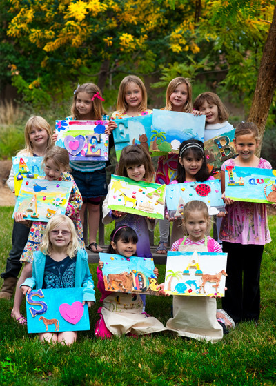 Kids Painting Birthday Party
 Creatively Quirky at Home Painting Artist party