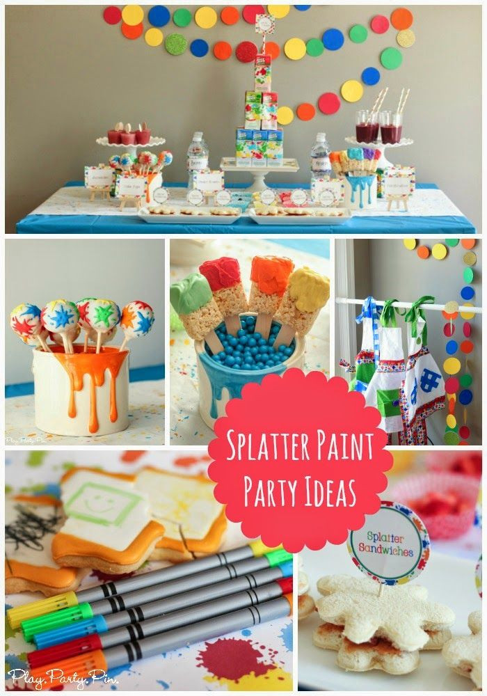 Kids Painting Birthday Party
 Incredible Art and Paint Party Ideas Kids Will Go Crazy