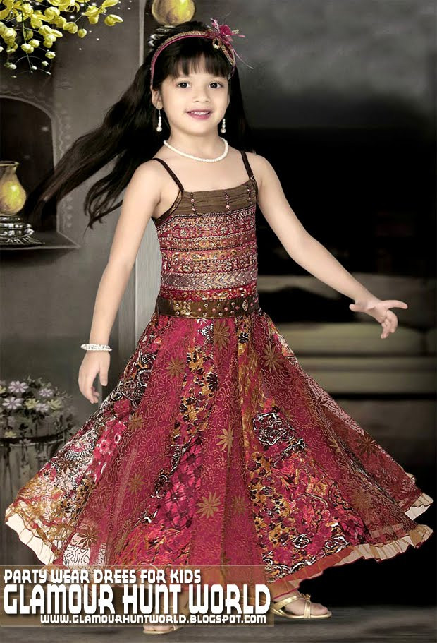 Kids Party Wear Dress
 Female Kids Dresses Collection 2010 11