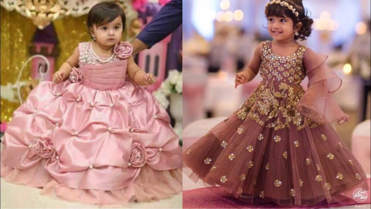 Kids Party Wear Dress
 Party wear dresses collection for kids Frock design ideas