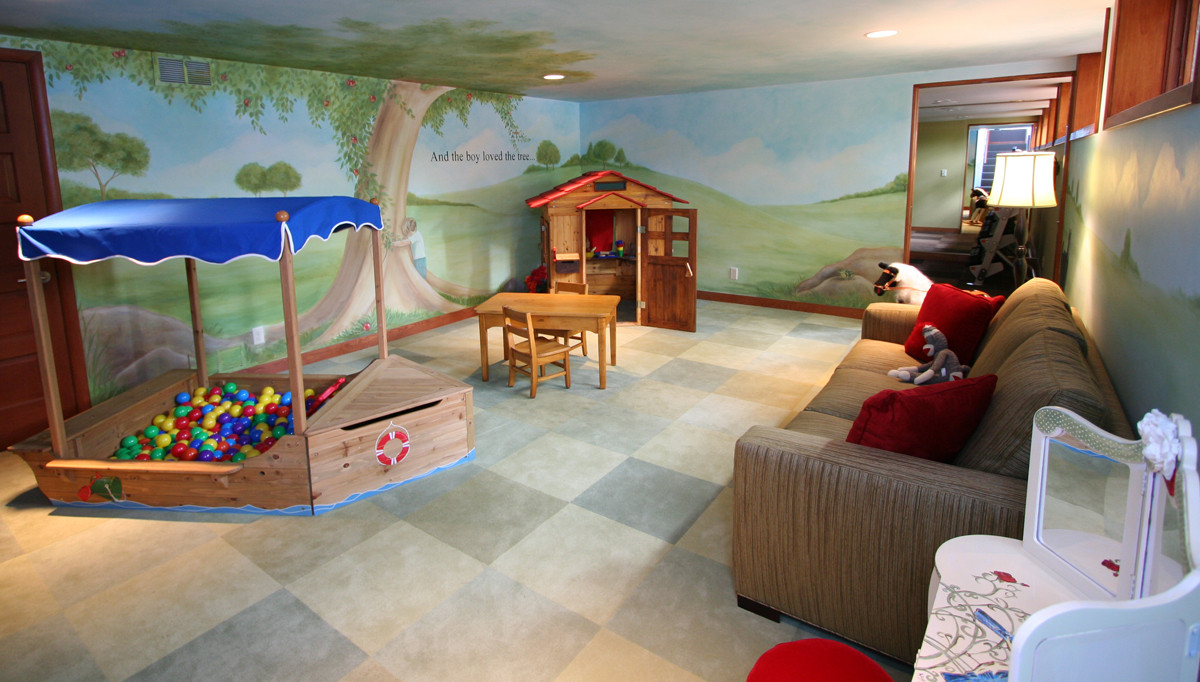 Kids Playroom Wall Decor
 CreAtive Children Room Designs