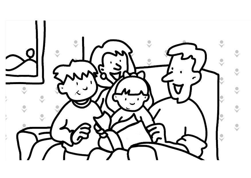 Kids Reading Coloring Pages
 coloring pages children reading