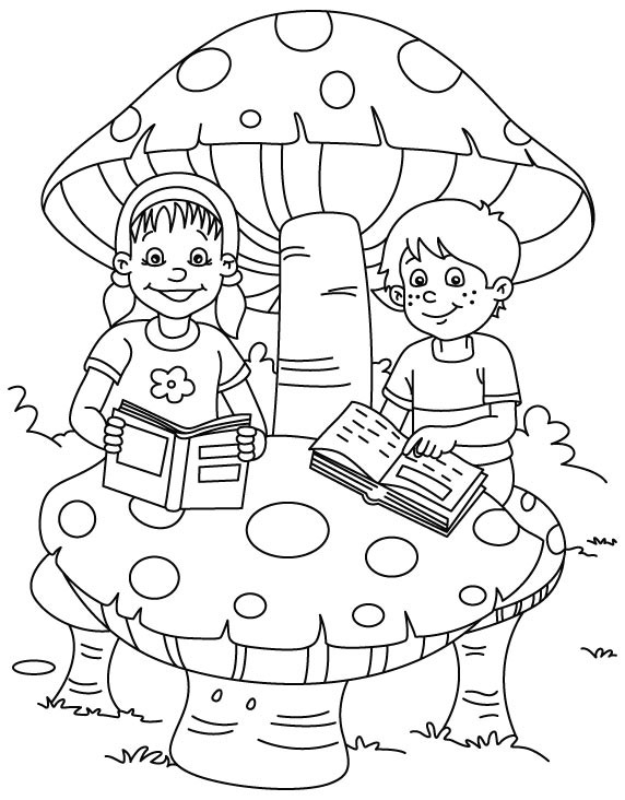 Kids Reading Coloring Pages
 Books Coloring Pages Best Coloring Pages For Kids