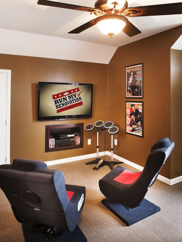Kids Video Game Room
 Run My Renovation A bination Bar Game Room and Craft