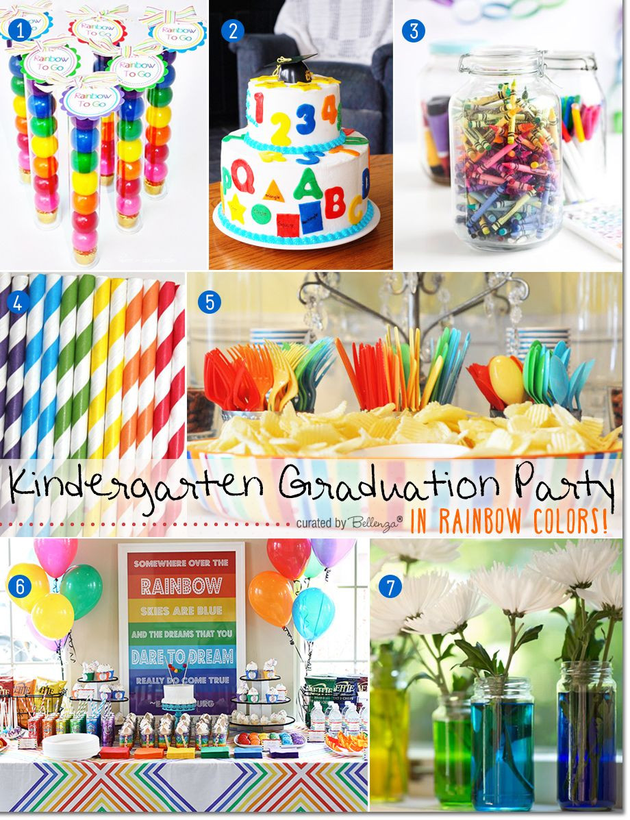 Kindergarten Birthday Party Ideas
 Fun Ideas for a Kindergarten Graduation Party in Rainbow
